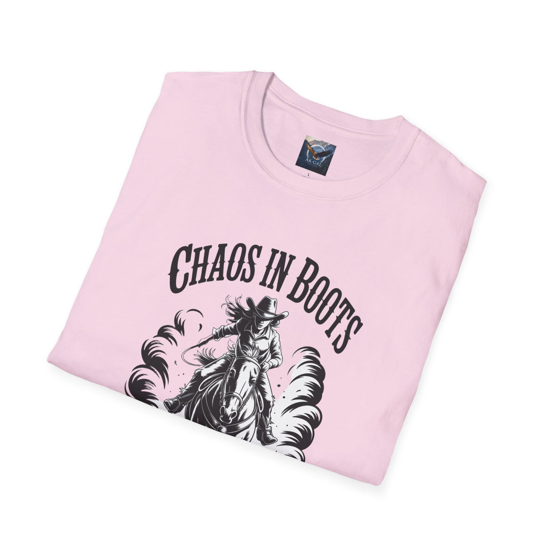 Chaos in Boots Hot Mess, High Horse T-Shirt