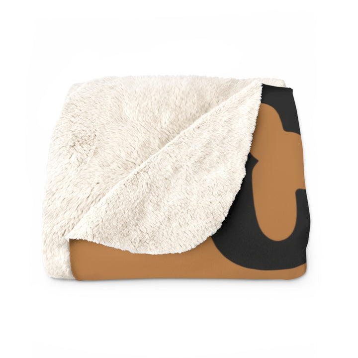 Sherpa Fleece Blanket – Chaos in Boots: Bronc Edition Design