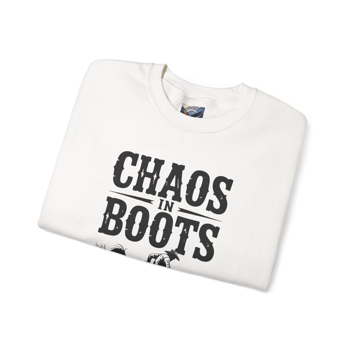 Chaos in Boots Bronc Crewneck Sweatshirt