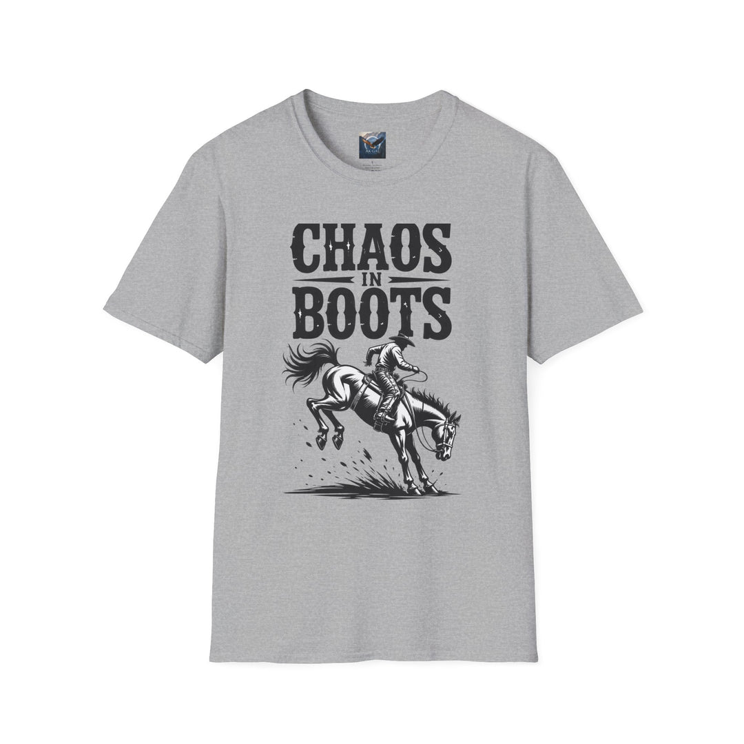 Chaos in Boots - Bronc T-Shirt