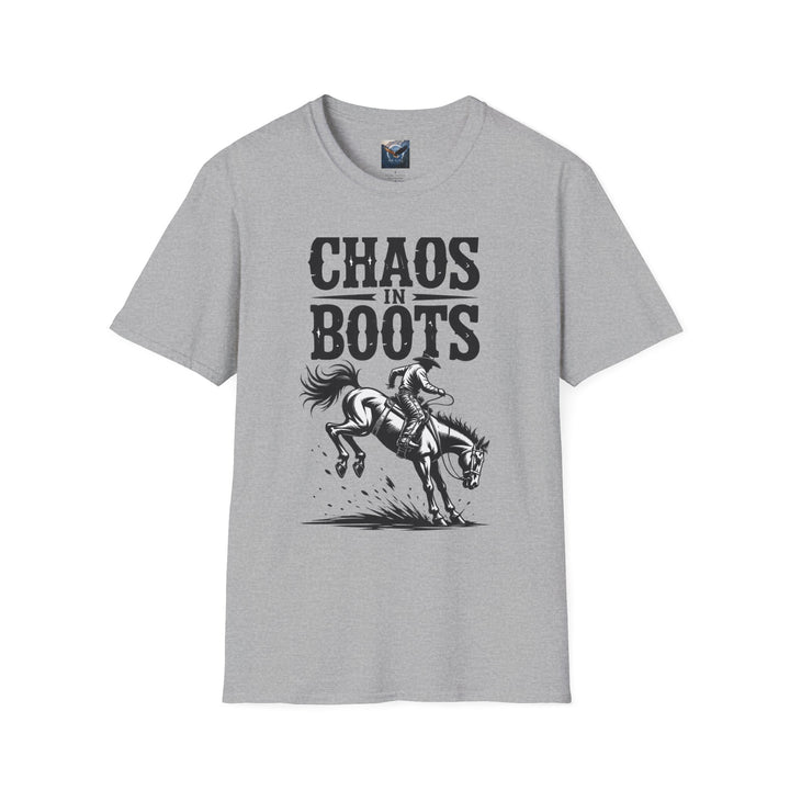 Chaos in Boots - Bronc T-Shirt