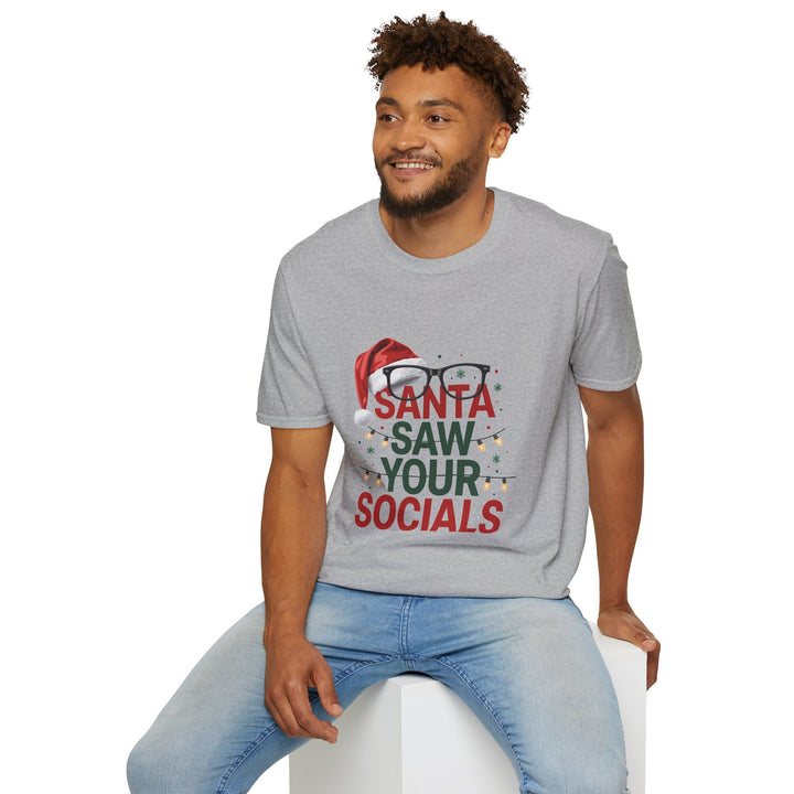Santa Saw Your Socials T-Shirt