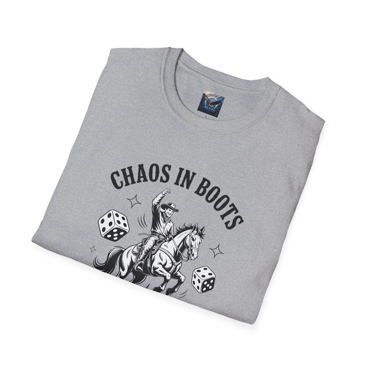 Chaos in Boots - Bucking the Odds T-Shirt