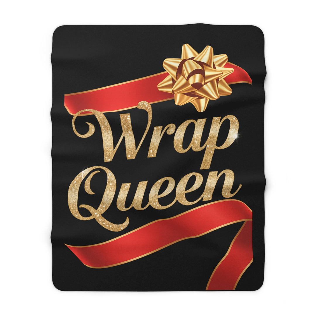 Sherpa Fleece Blanket – Wrap Queen Holiday Design