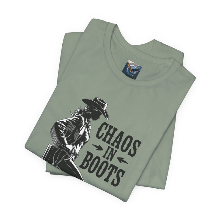 Chaos in Boots T-Cowgirl Rebel (Bella)