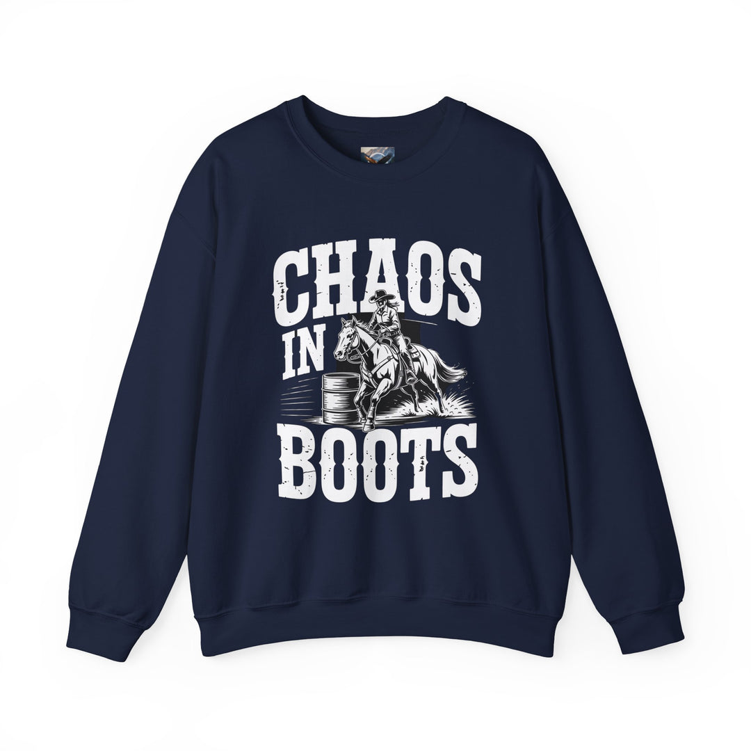 Chaos in Boots Barrel Racing Sweatshirt