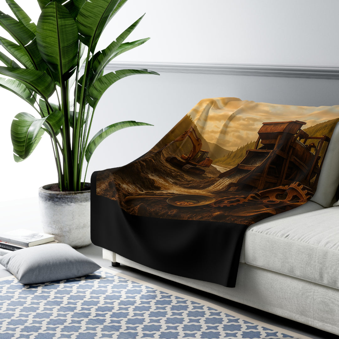 Sherpa Fleece Blanket - Rock, Rumble & Reward Design