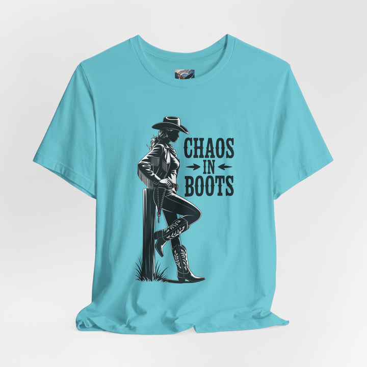 Chaos in Boots T-Cowgirl Rebel (Bella)