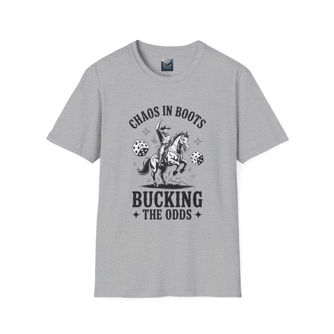 Chaos in Boots - Bucking the Odds T-Shirt