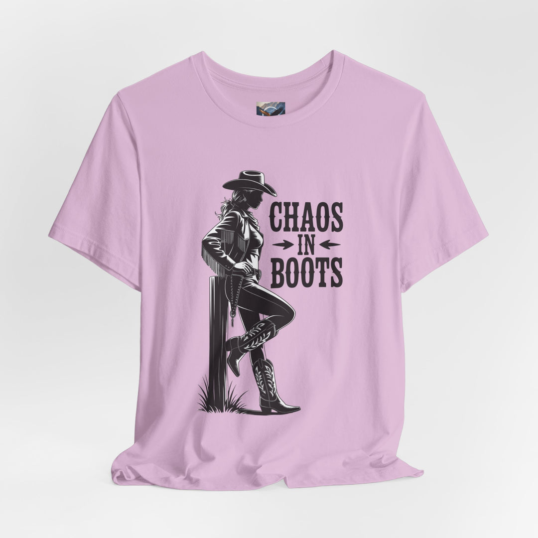 Chaos in Boots T-Cowgirl Rebel (Bella)