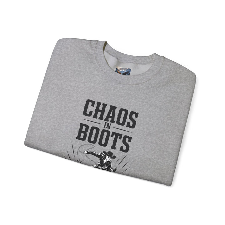 Chaos in Boots Barrel Queen #2 Crewneck Sweatshirt