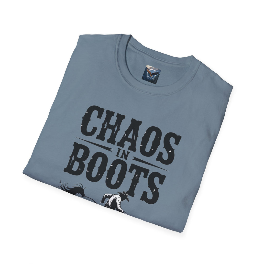 Chaos in Boots - Bronc T-Shirt