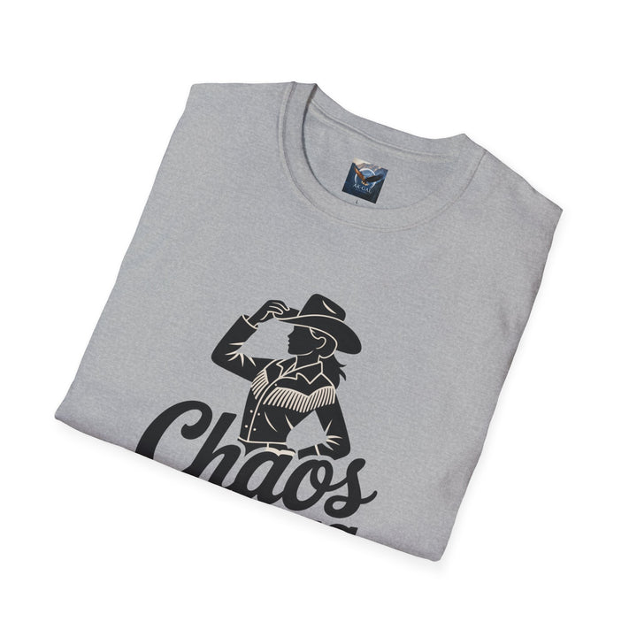Chaos in Boots Cowgirl Grit T-shirt
