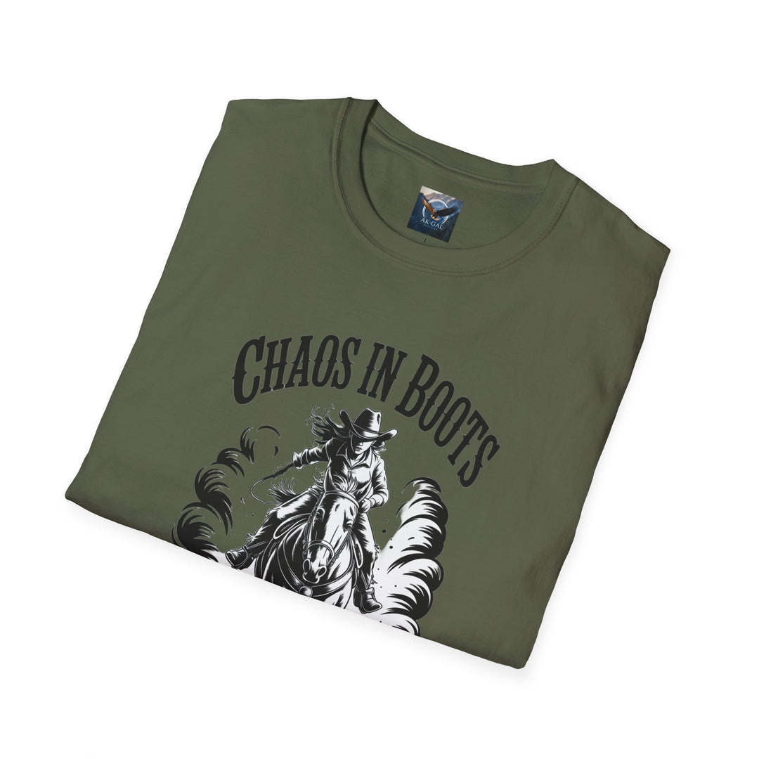 Chaos in Boots Hot Mess, High Horse T-Shirt