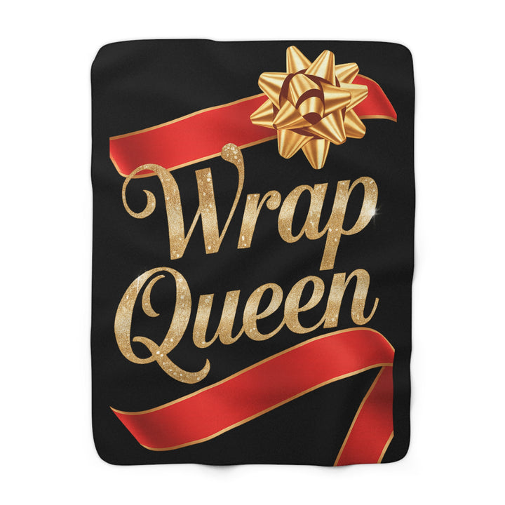 Sherpa Fleece Blanket – Wrap Queen Holiday Design