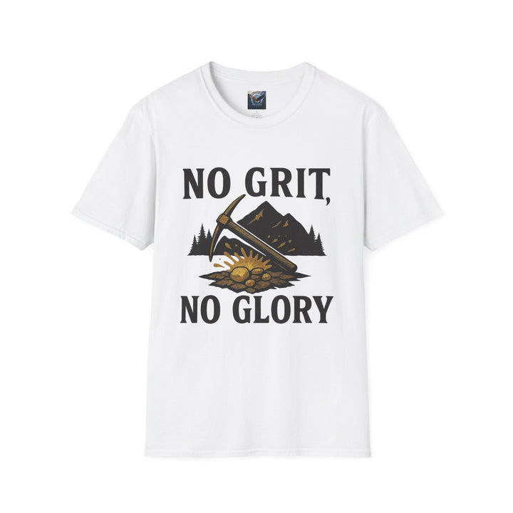 White No Grit, No Glory T-Shirt