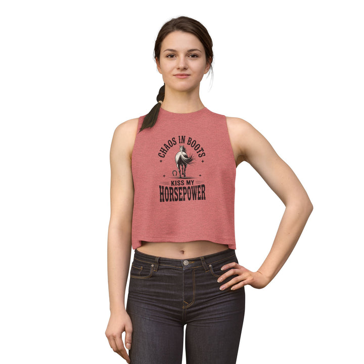 Chaos in Boots, Kiss My Horsepower Crop Top