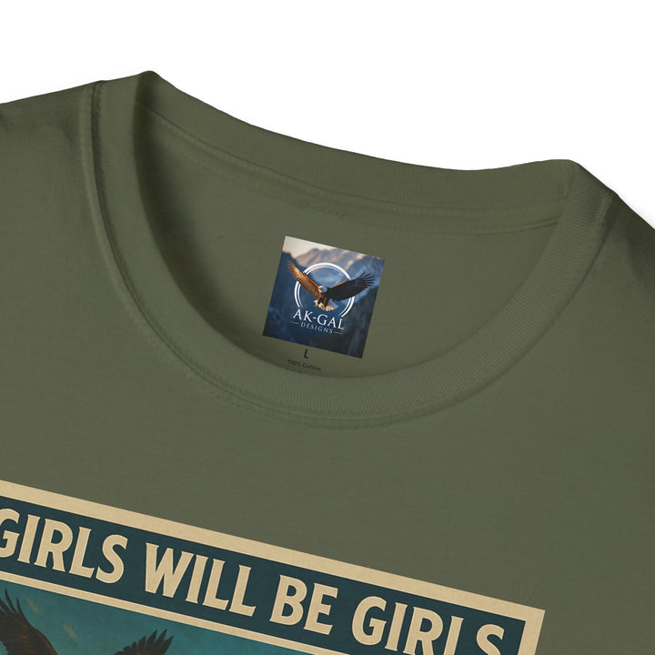 Girls Will Be Girls - Fire & Fishing T-Shirt