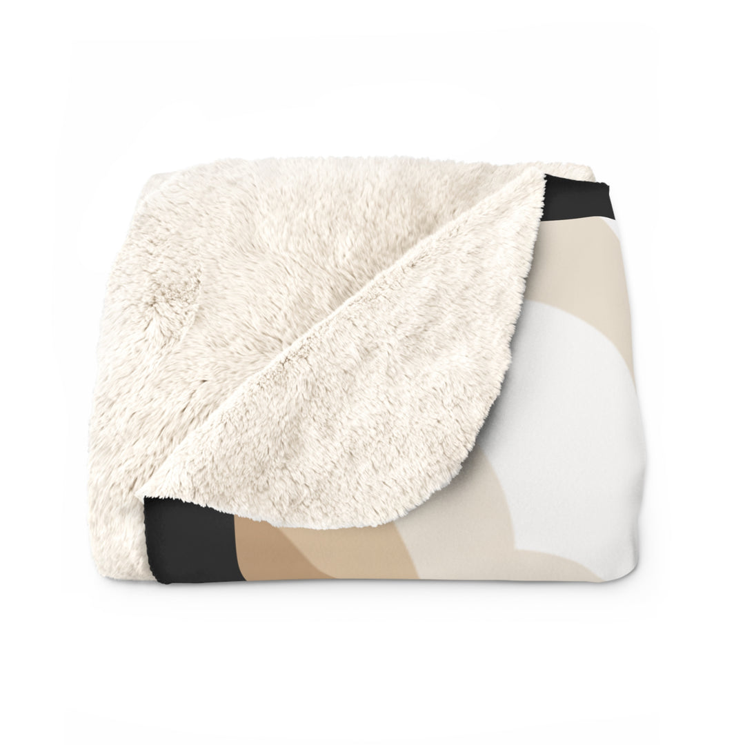 Sherpa Blanket - Grace Runs Deeper Than the Gravel Design