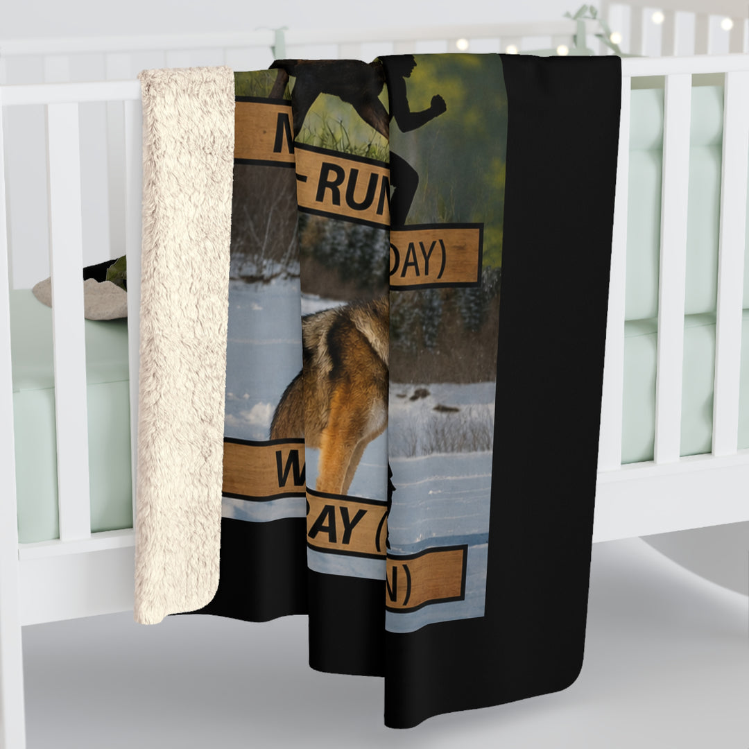 Sherpa Blanket - Alaska Wildlife Survival Guide Design