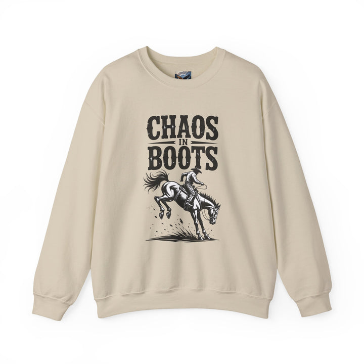 Chaos in Boots Bronc Crewneck Sweatshirt