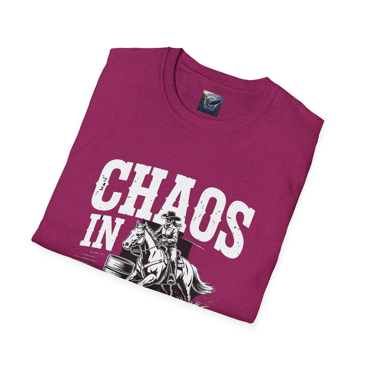 Barrel Racing Chaos in Boots T-Shirt