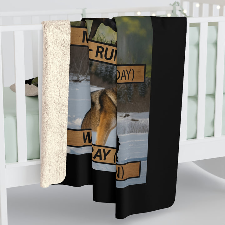 Sherpa Blanket - Alaska Wildlife Survival Guide Design