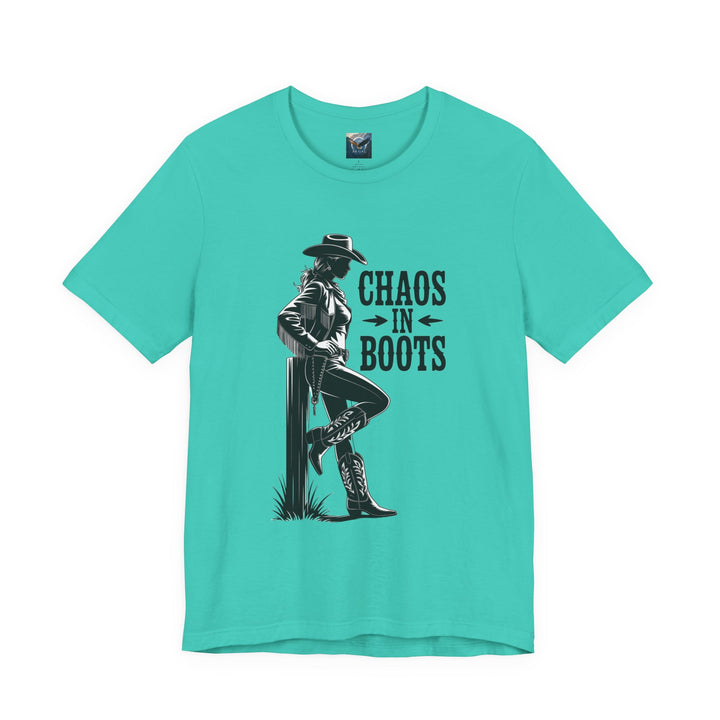 Chaos in Boots T-Cowgirl Rebel (Bella)