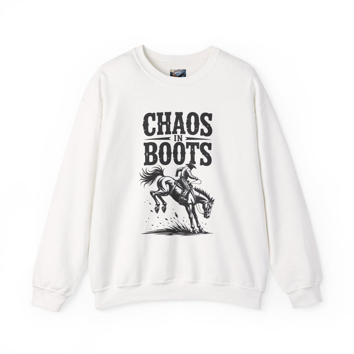 Chaos in Boots Bronc Crewneck Sweatshirt