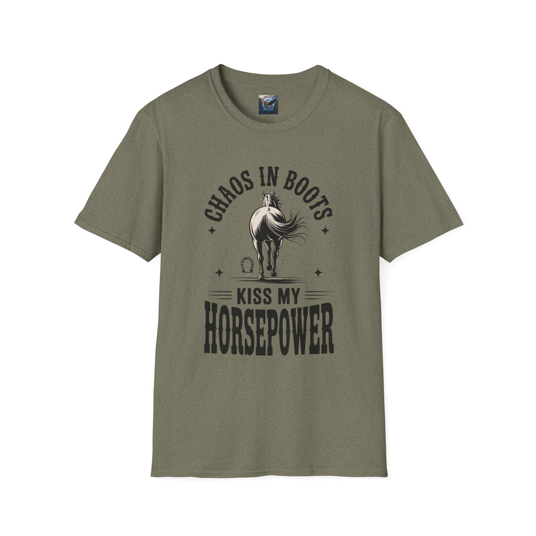 Chaos in Boots - Kiss My Horsepower T-Shirt