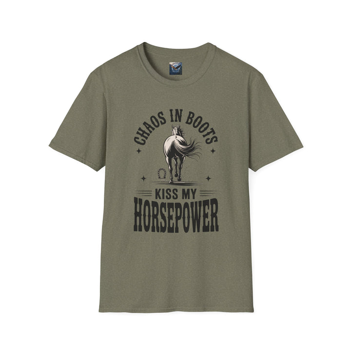 Chaos in Boots - Kiss My Horsepower T-Shirt