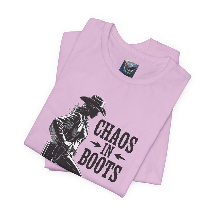 Chaos in Boots T-Cowgirl Rebel (Bella)