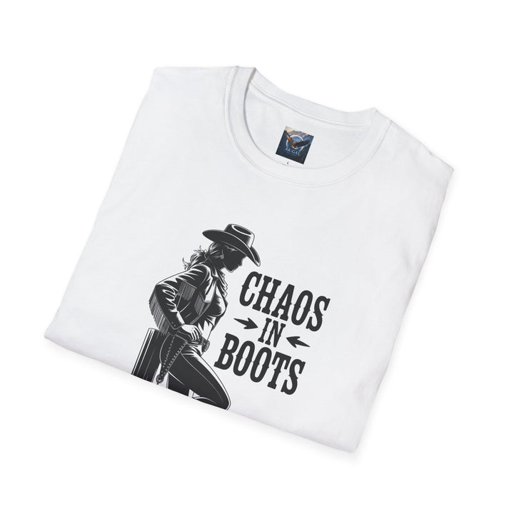 Chaos in Boots - Cowgirl Rebel T-Shirt