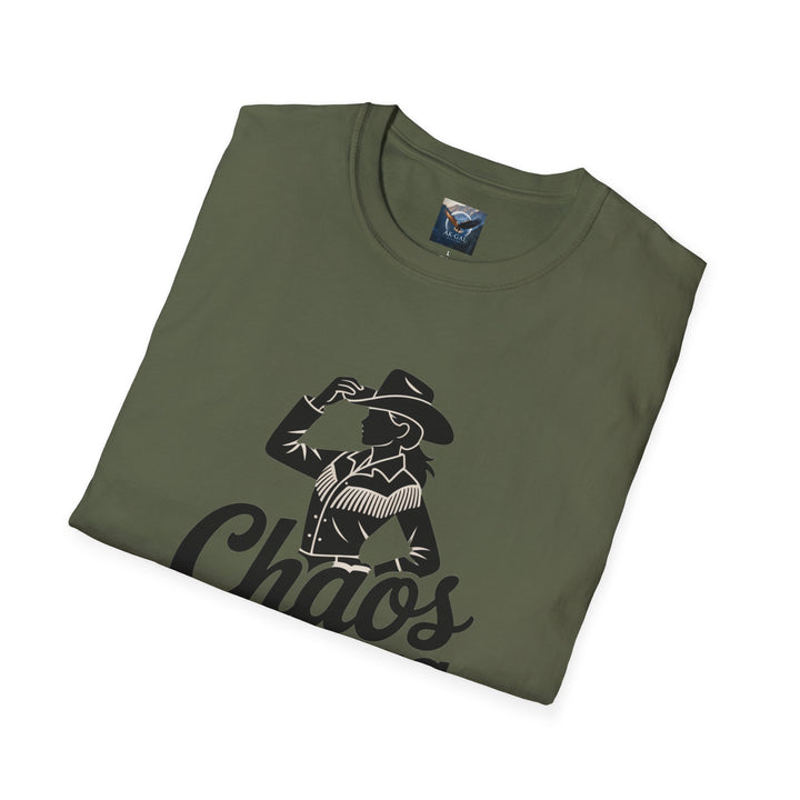 Chaos in Boots Cowgirl Grit T-shirt