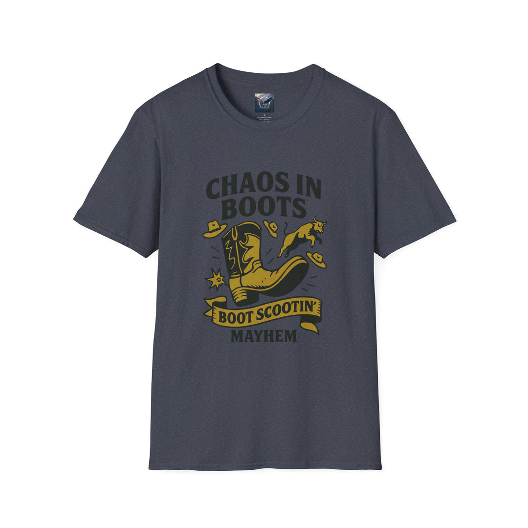 Chaos in Boots - Boot Scootin' Mayhem T-Shirt