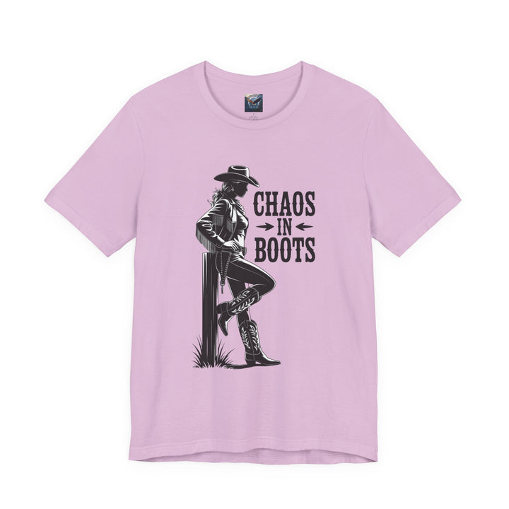 Chaos in Boots T-Cowgirl Rebel (Bella)