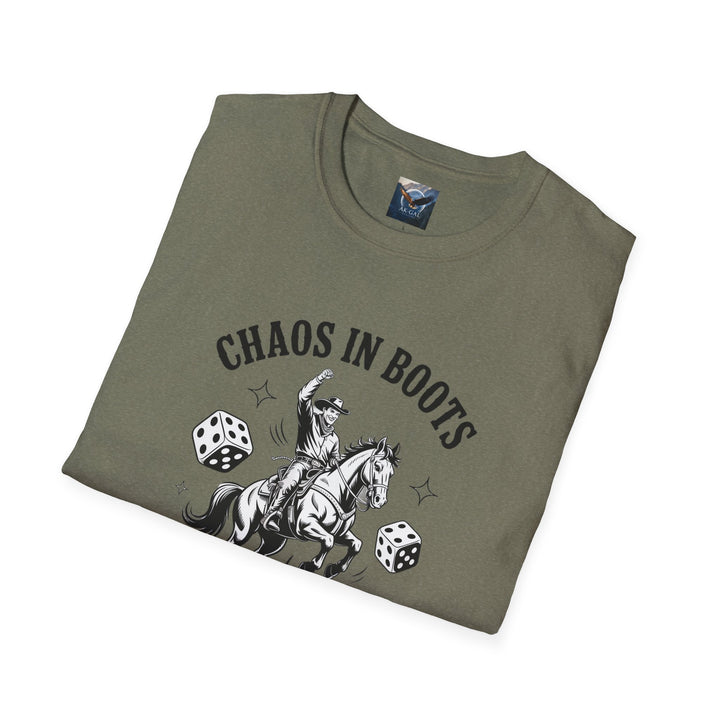 Chaos in Boots - Bucking the Odds T-Shirt