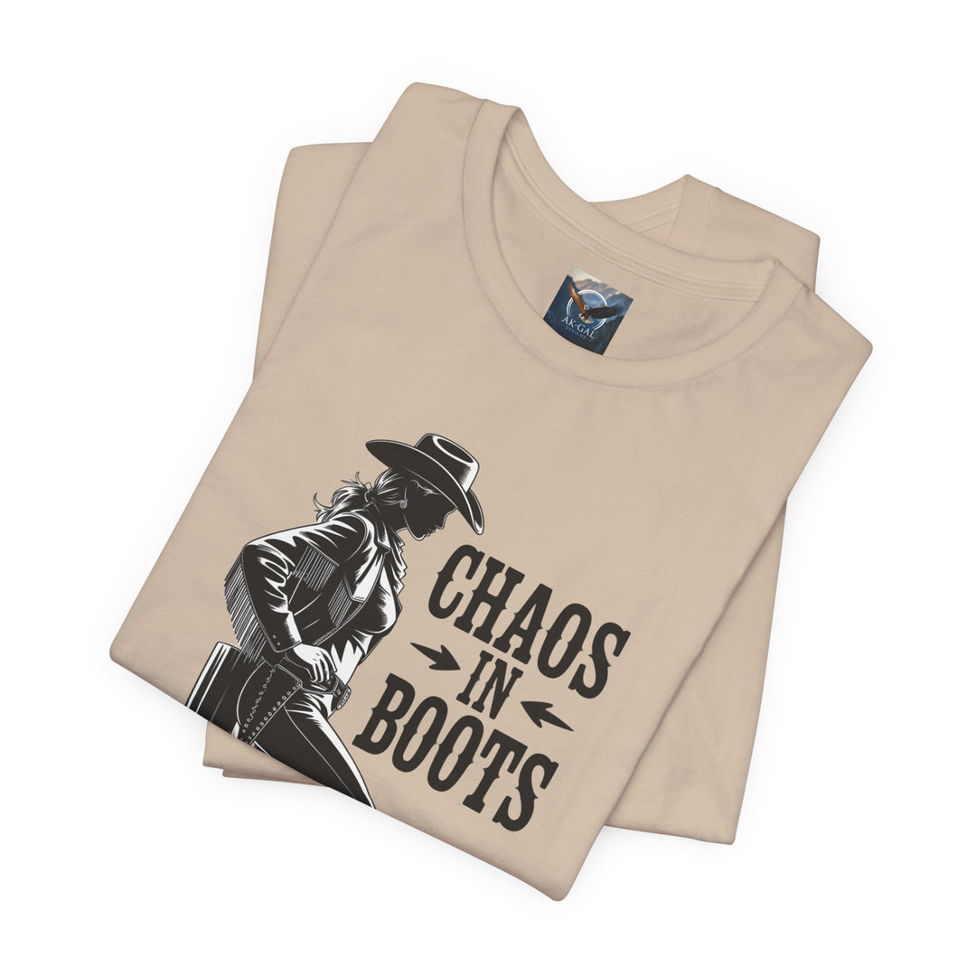 Chaos in Boots T-Cowgirl Rebel (Bella)