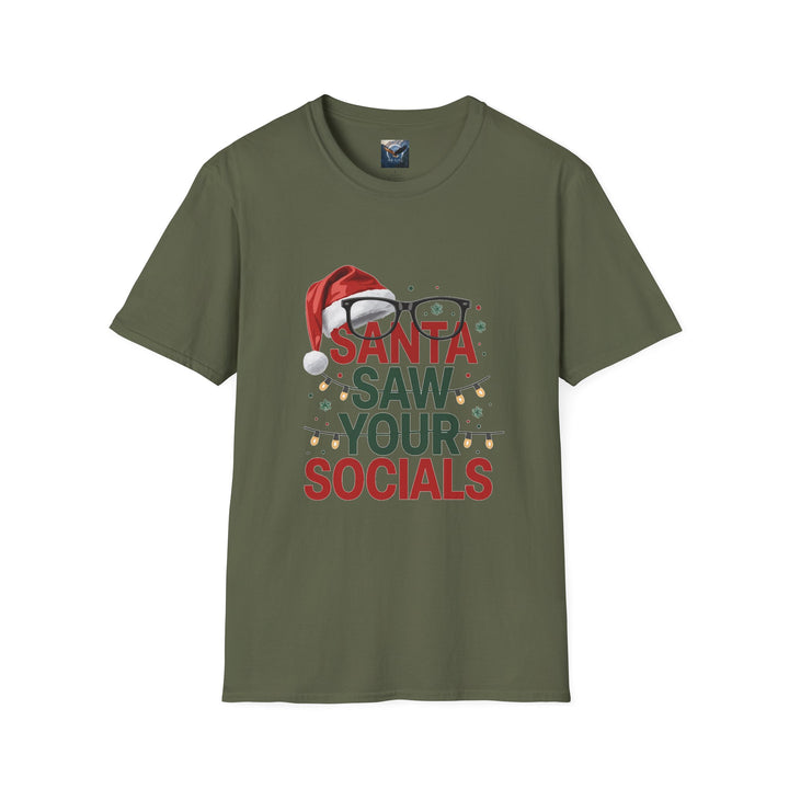 Santa Saw Your Socials T-Shirt
