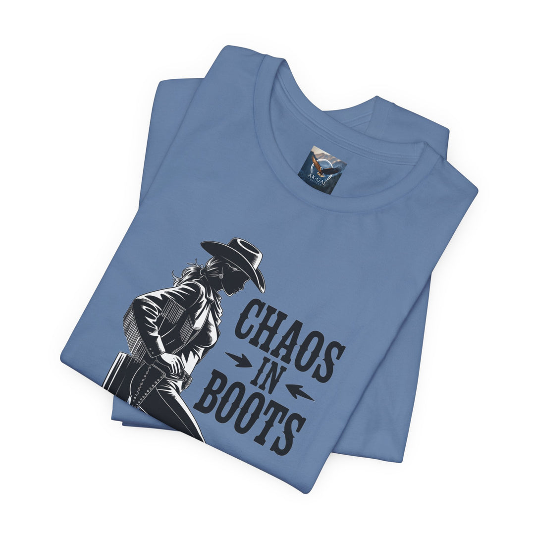Chaos in Boots T-Cowgirl Rebel (Bella)