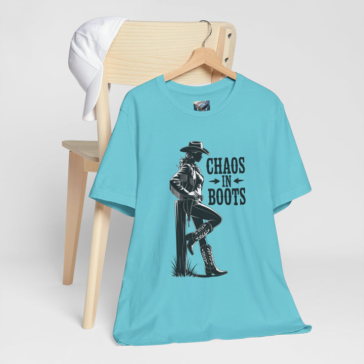Chaos in Boots T-Cowgirl Rebel (Bella)