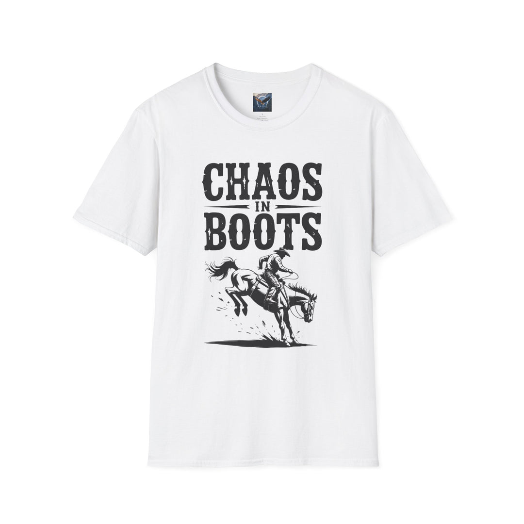 Chaos in Boots - Bronc T-Shirt