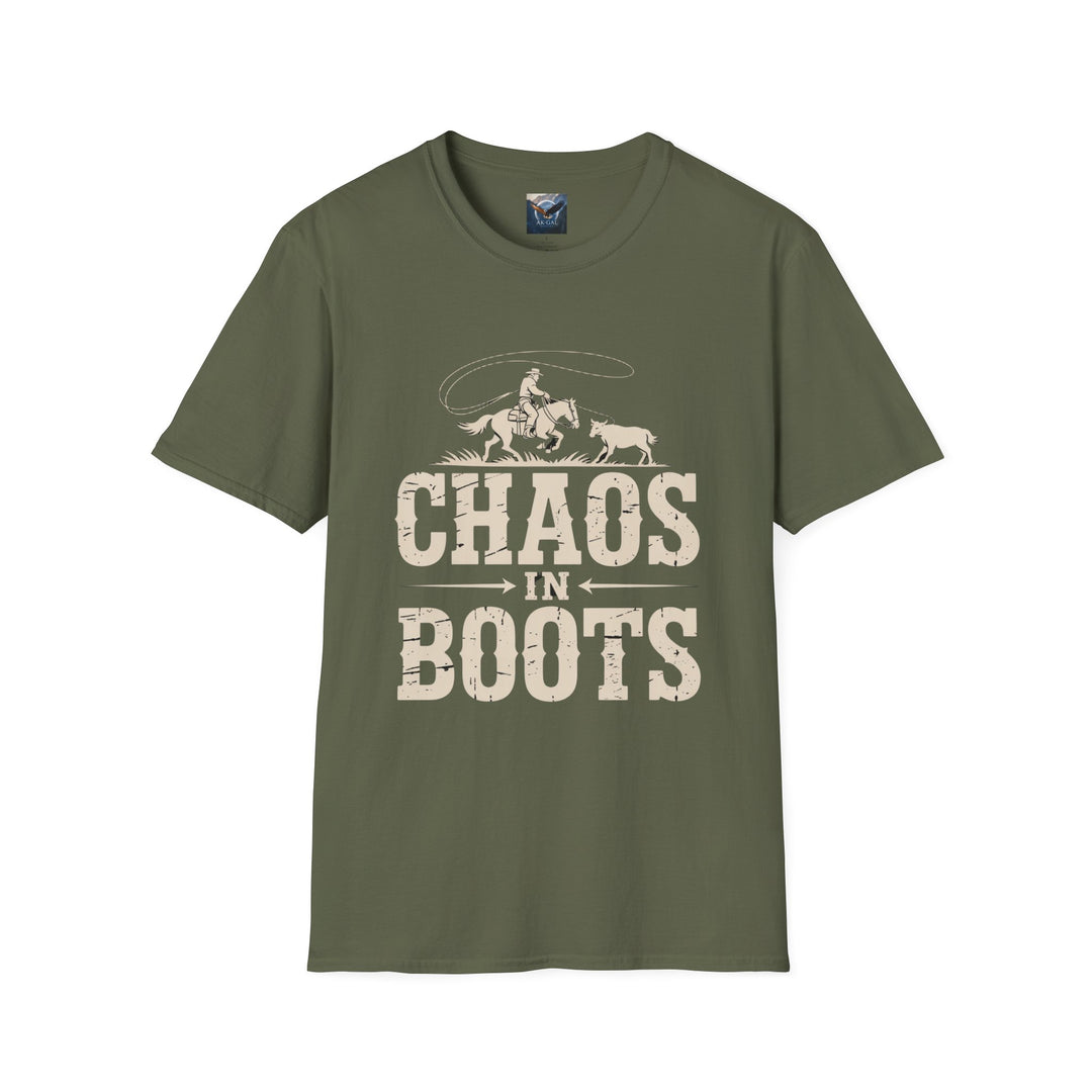 Roping Chaos in Boots T-Shirt