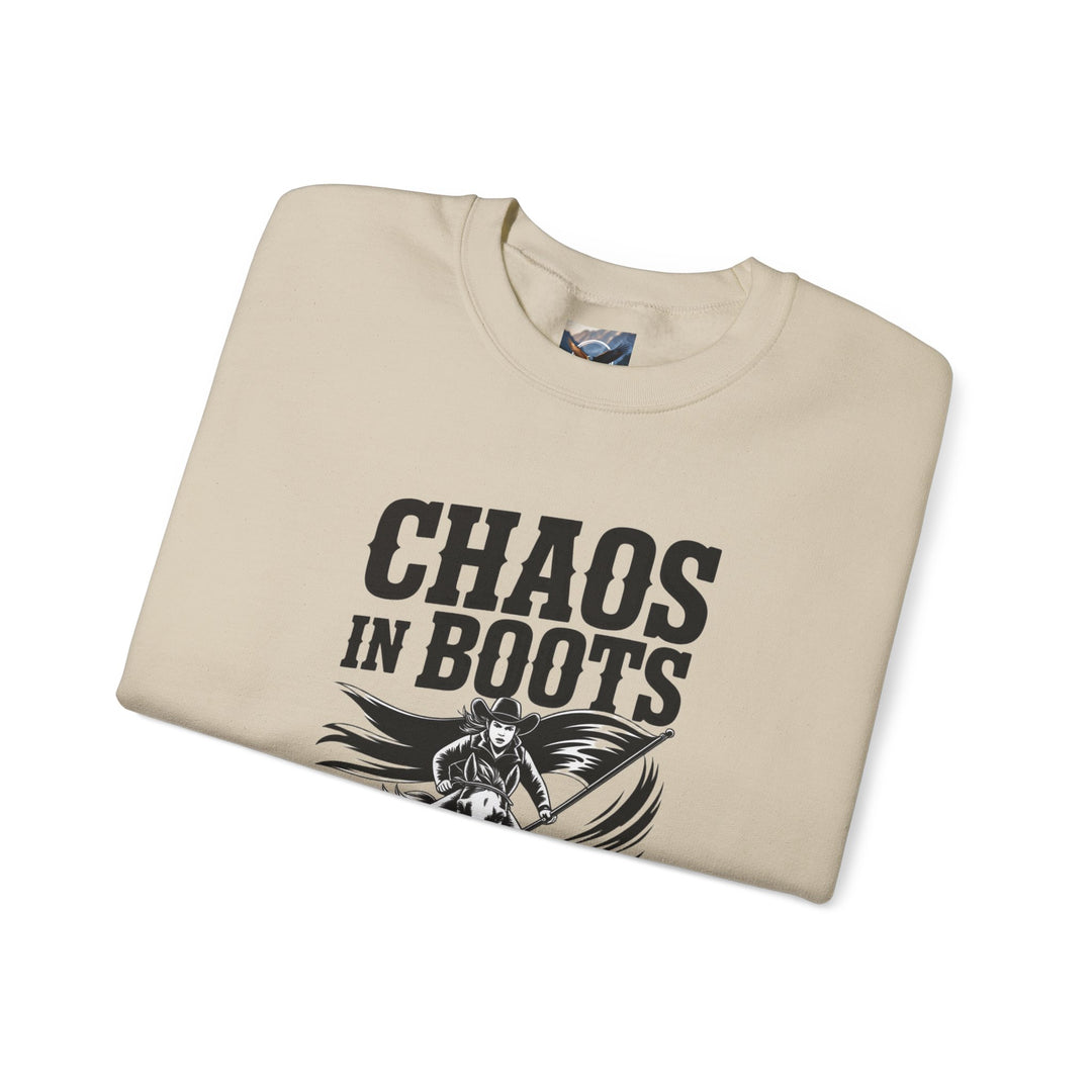 Chaos in Boots Frontier Freedom Rider Sweatshirt