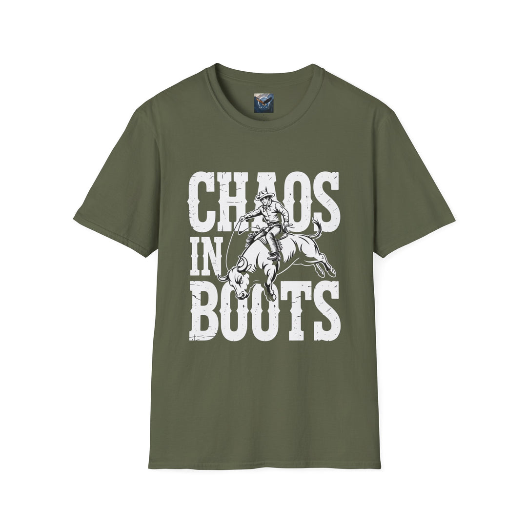 Bullrider Chaos in Boots T-Shirt