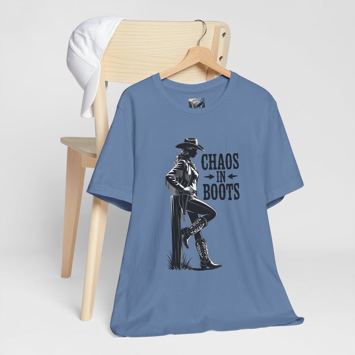 Chaos in Boots T-Cowgirl Rebel (Bella)