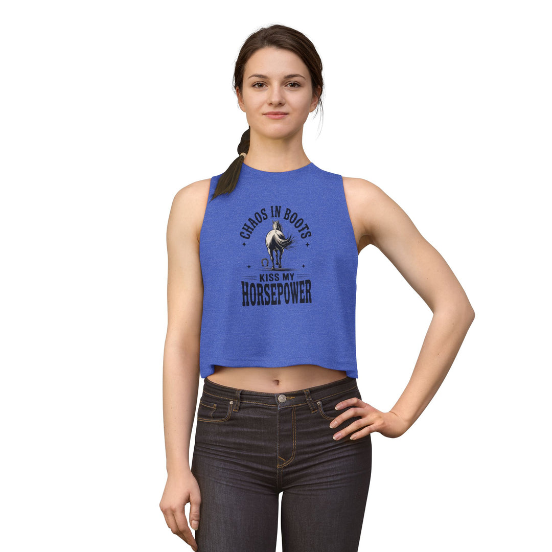 Chaos in Boots, Kiss My Horsepower Crop Top
