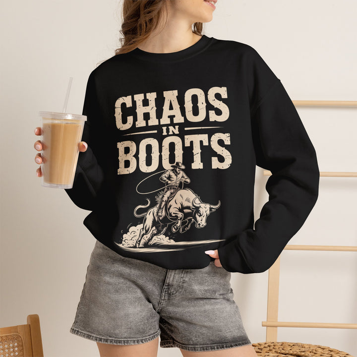 Chaos in Boots Raging Bull Sweatshirt