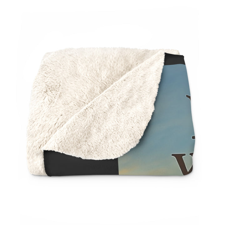Sherpa Fleece Blanket - Purpose Will Carry Me Design