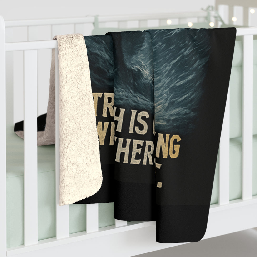 Bear the Burden Bear Sherpa Fleece Blanket